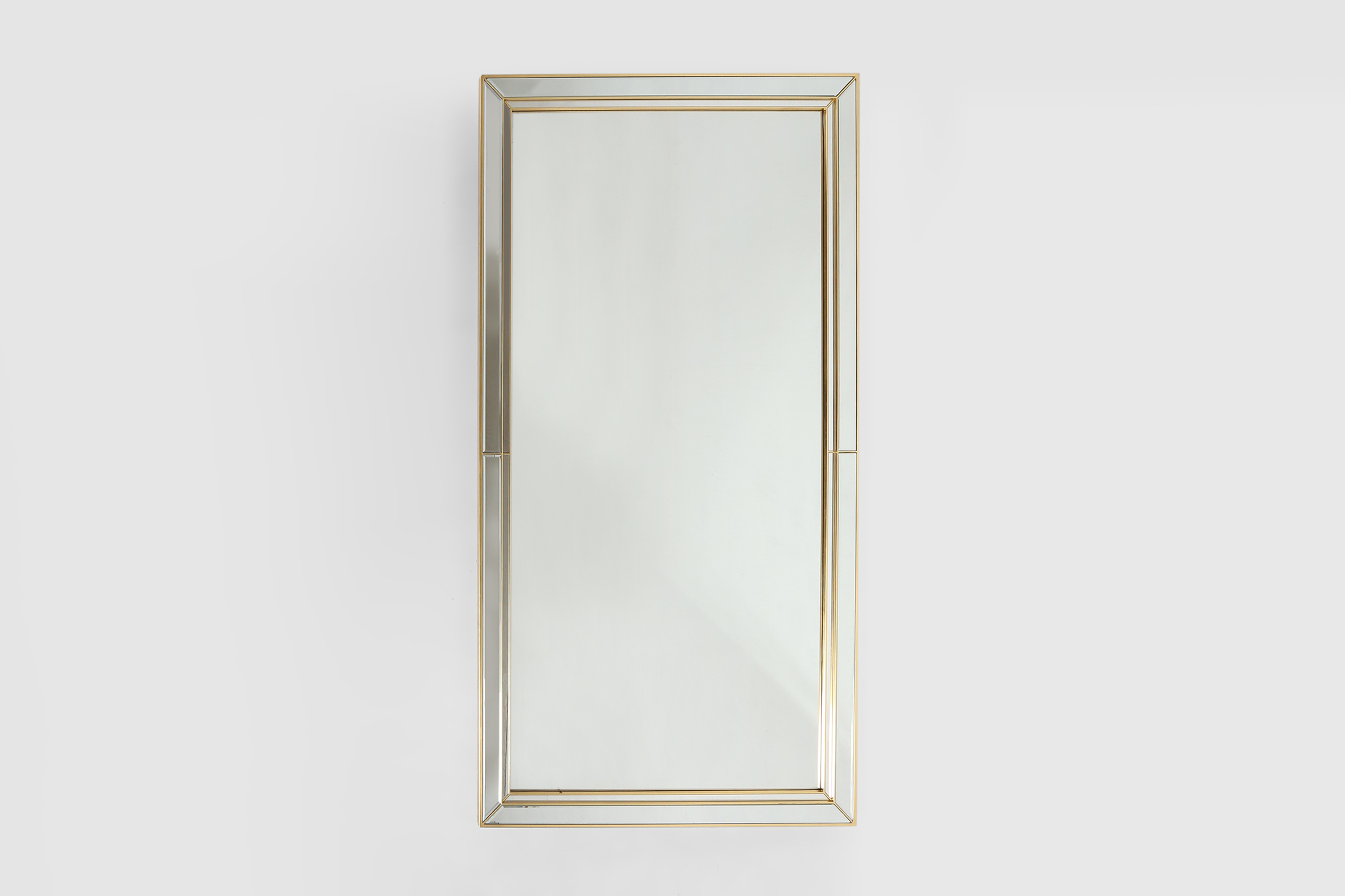 Large Hollywood Regency style Deknudt mirror, Belgium ca. 1980thumbnail